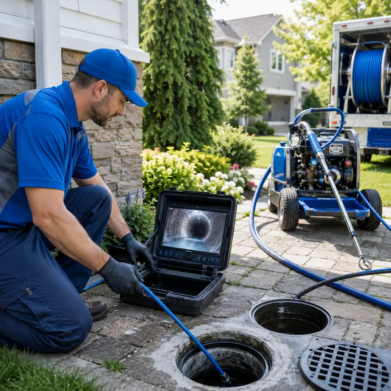 Outdoor drain cleaning professionals serving Secor, IL